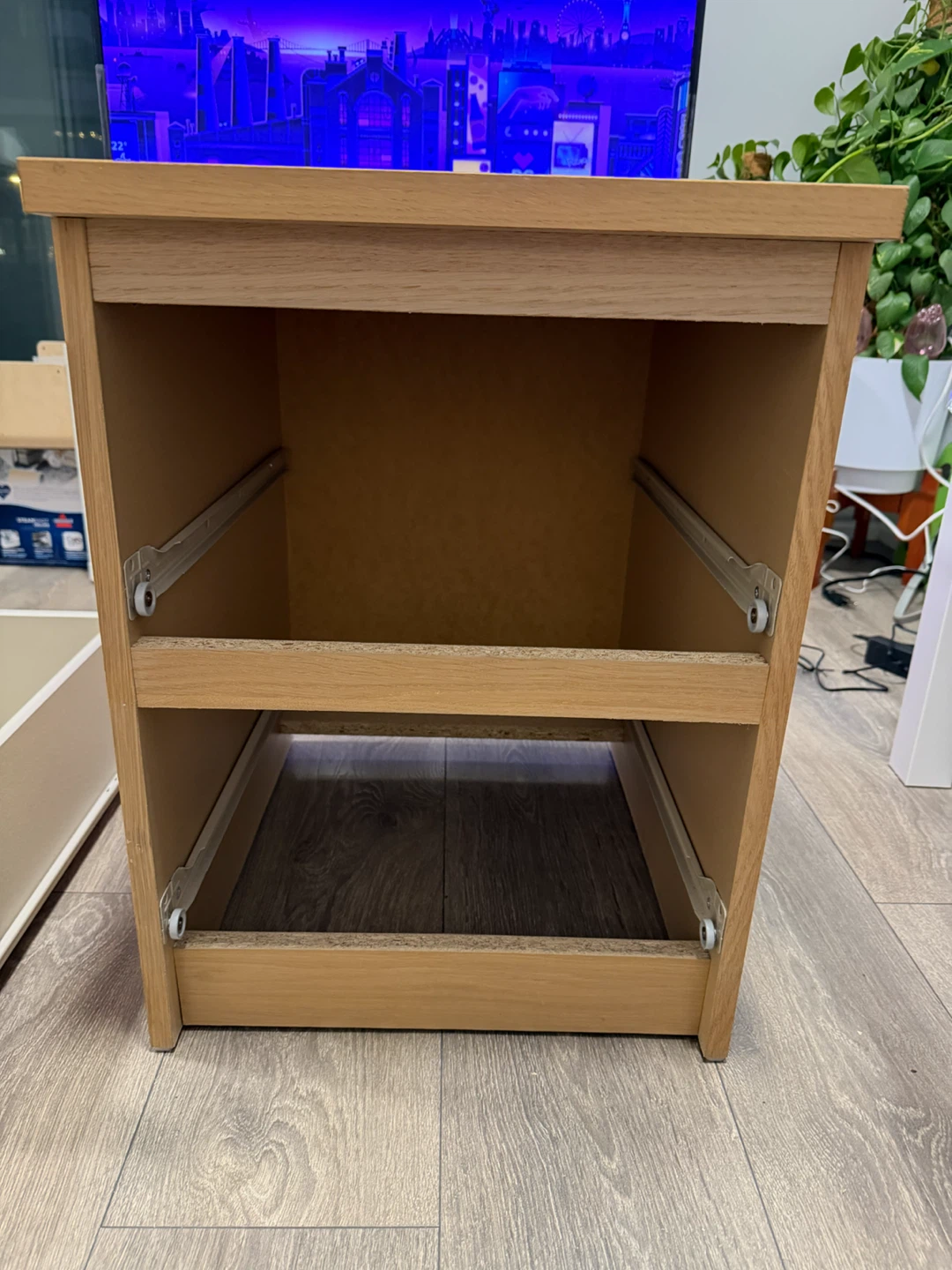 IKEA MALM 2 Drawer 2-Drawer Bedside Table - photo 2