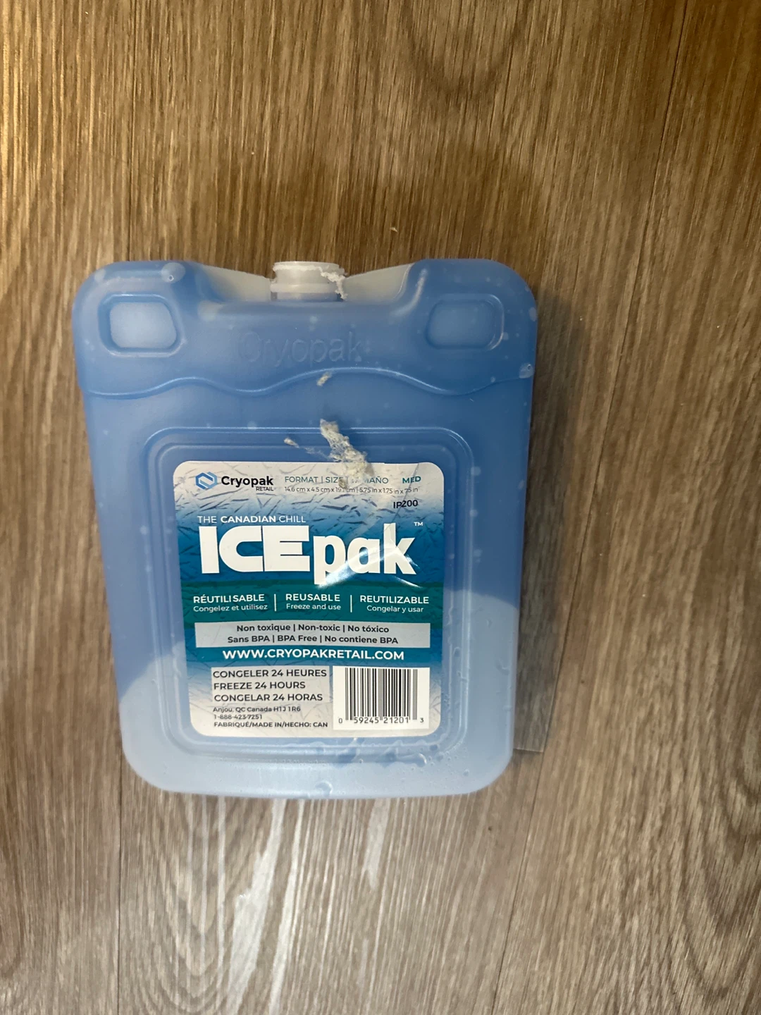 Cryopak Icepak Reusable Ice Pack Medium