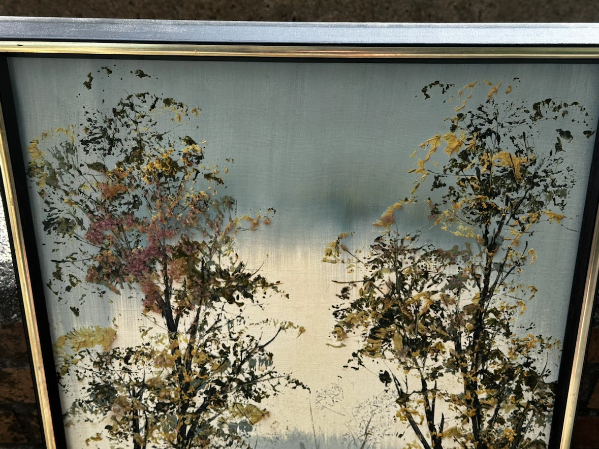 Mid century textured art - photo 2