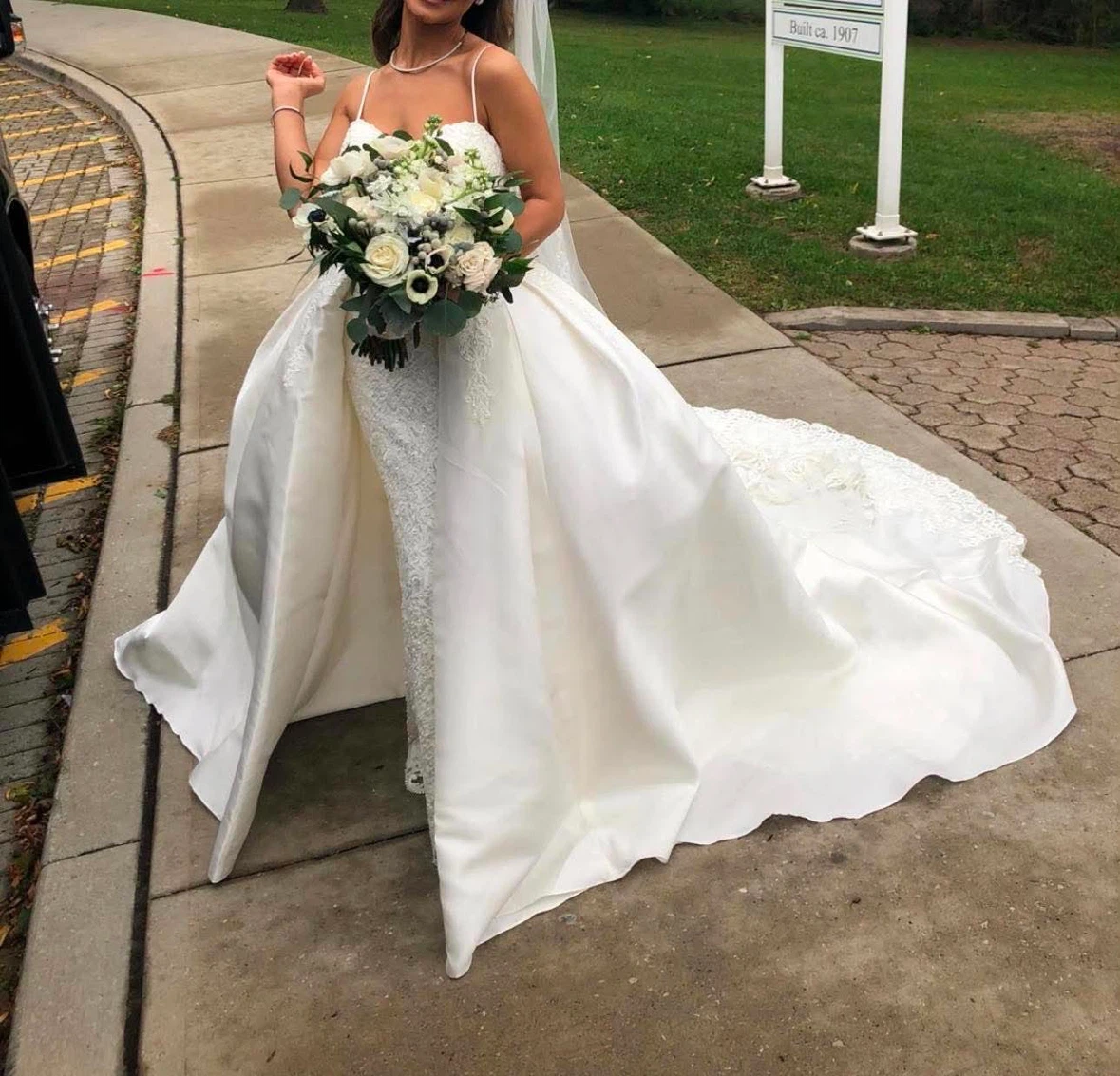 Lace wedding dress set - photo 4