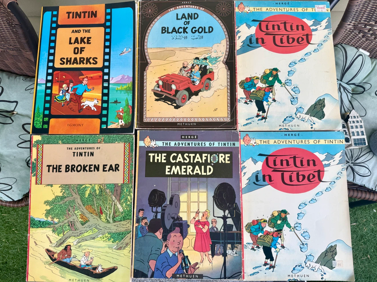 Vintage Tintin Collector Lot 🇬🇧 — 6 Older UK Editions — $175 OBO