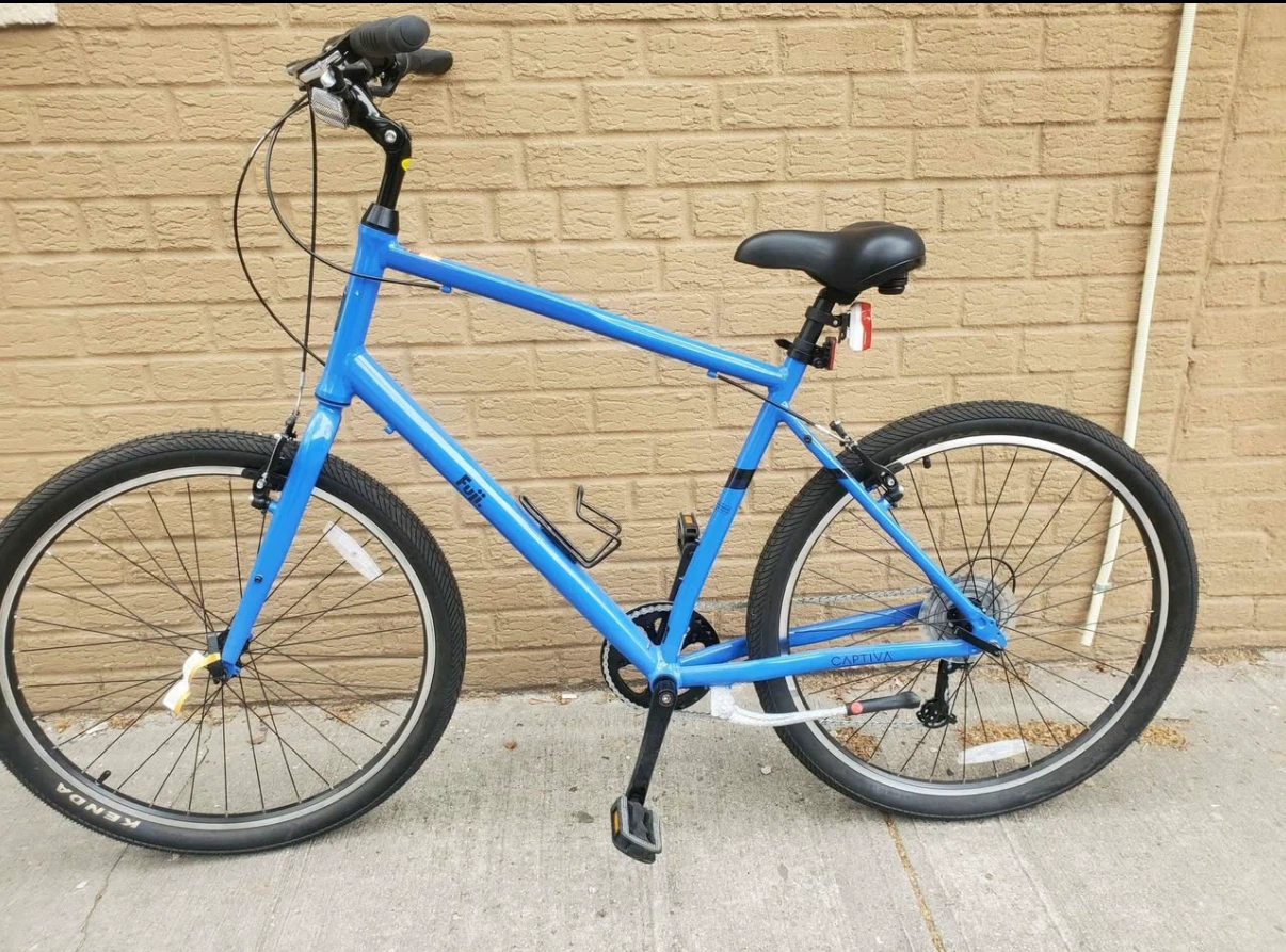 Blue Fuji Captiva Hybrid Bike