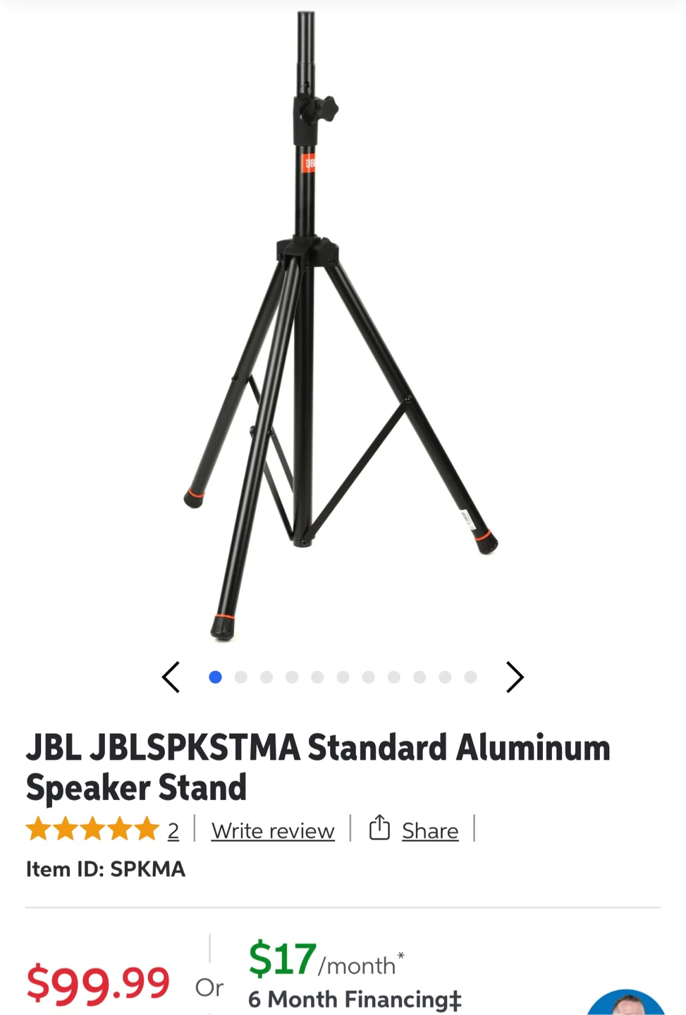 JBL PartyBox 110 Speaker, Stand, and Wireless Mics - photo 5