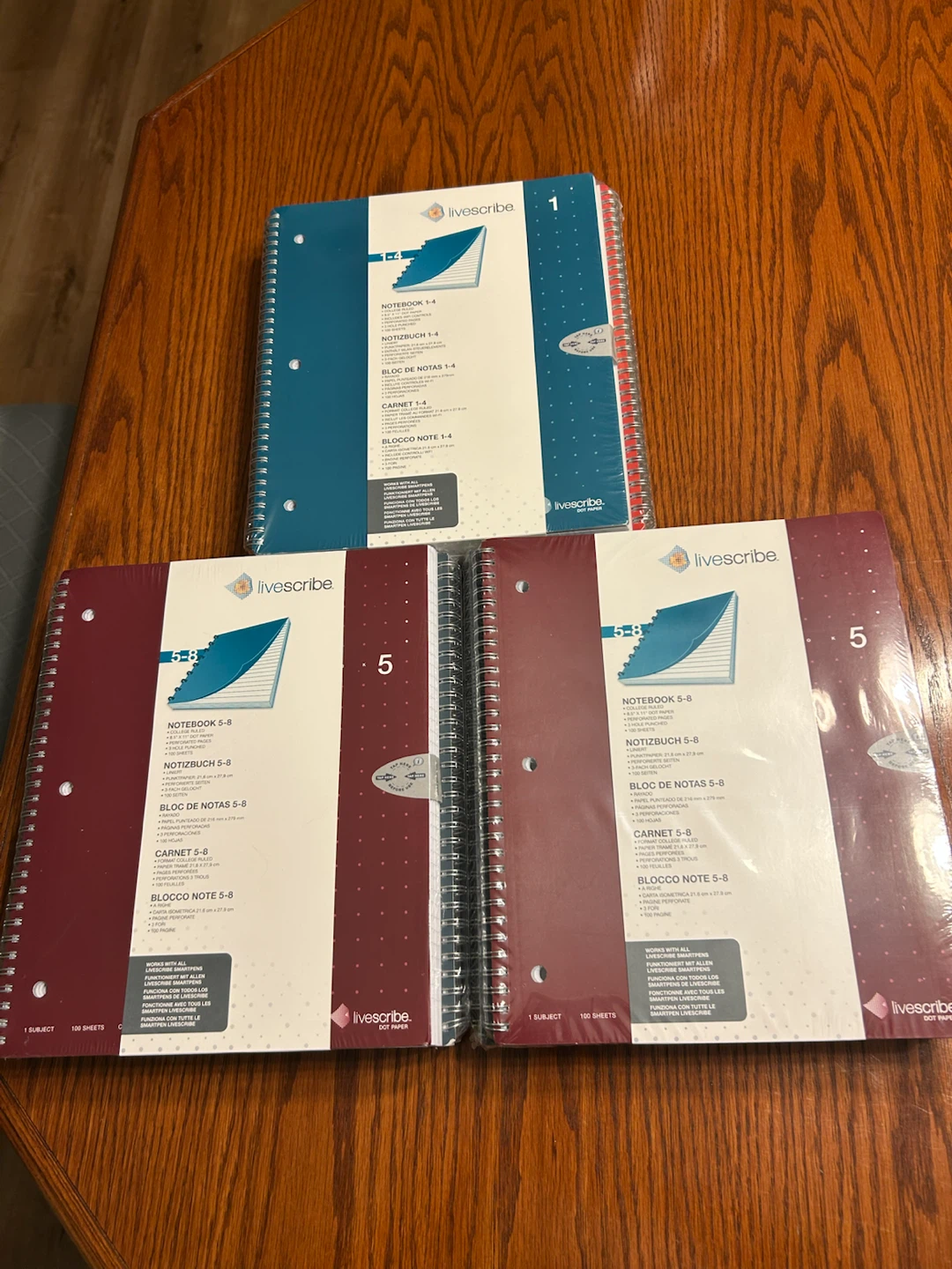 Livescribe Dot Paper Notebooks