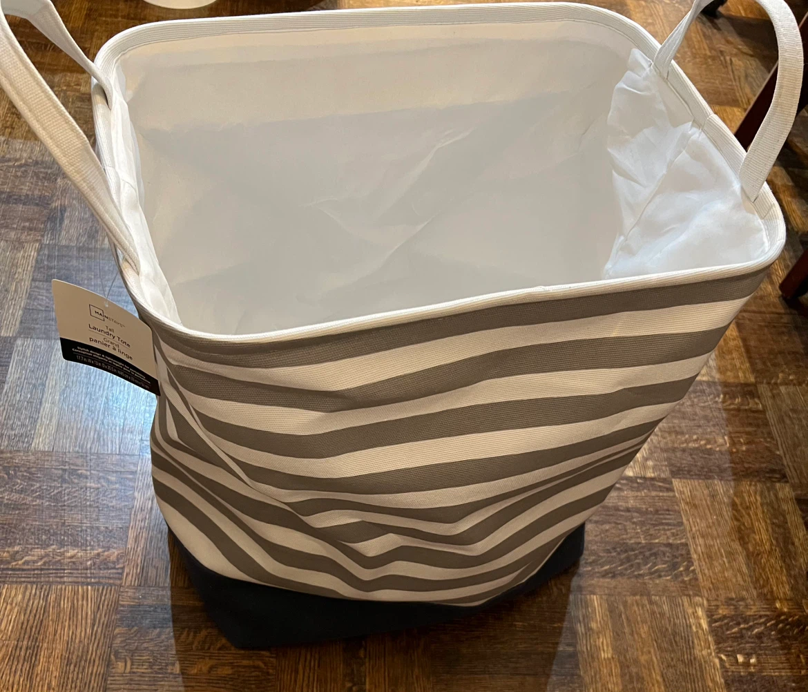 Mainstays Tall Laundry Tote