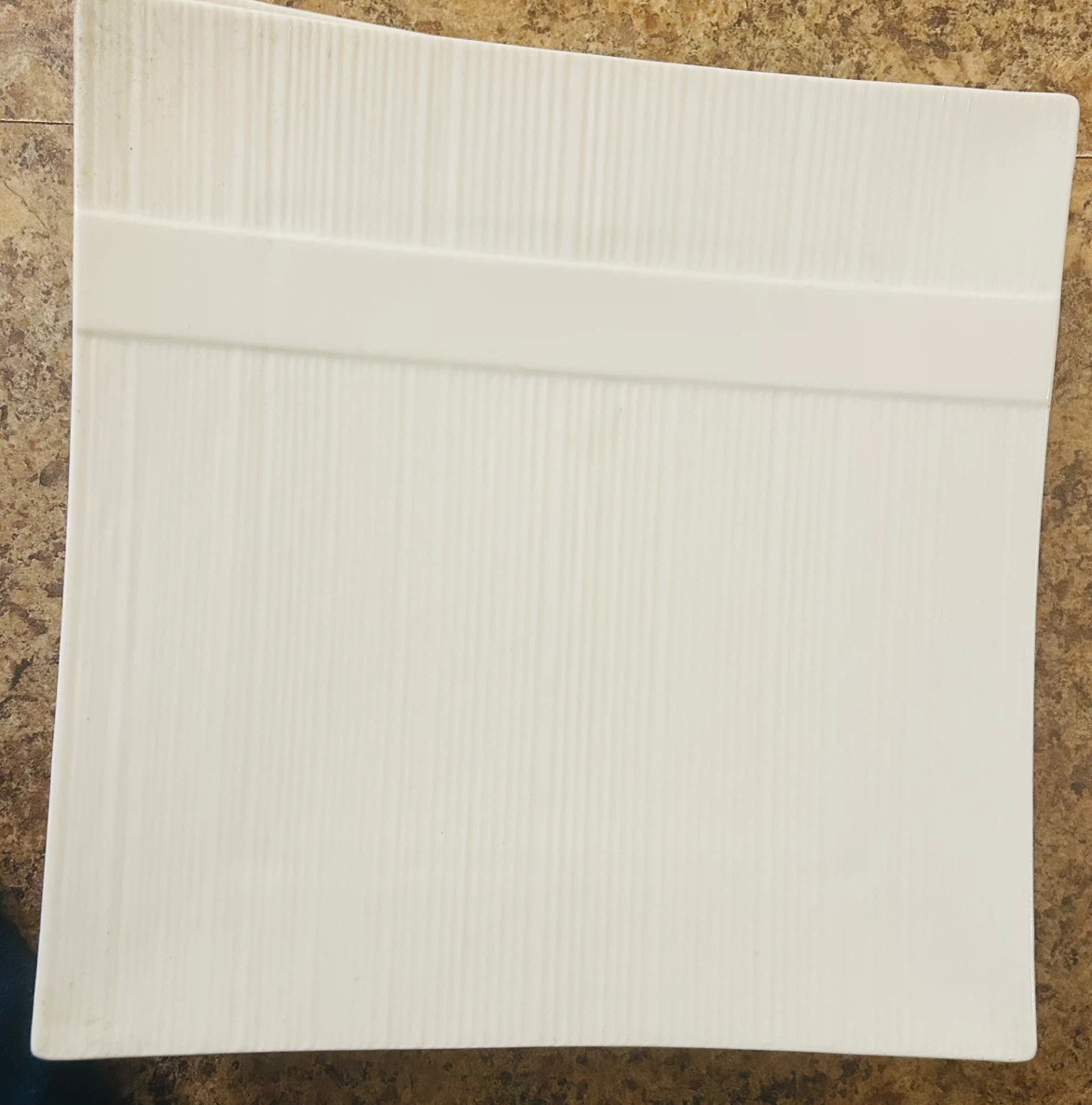 Moving Sale:::Set of Square Ceramic Dinner Plates