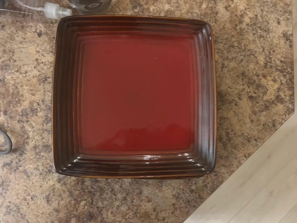 Moving Sale:::Set of Square Ceramic Dinner Plates - photo 4