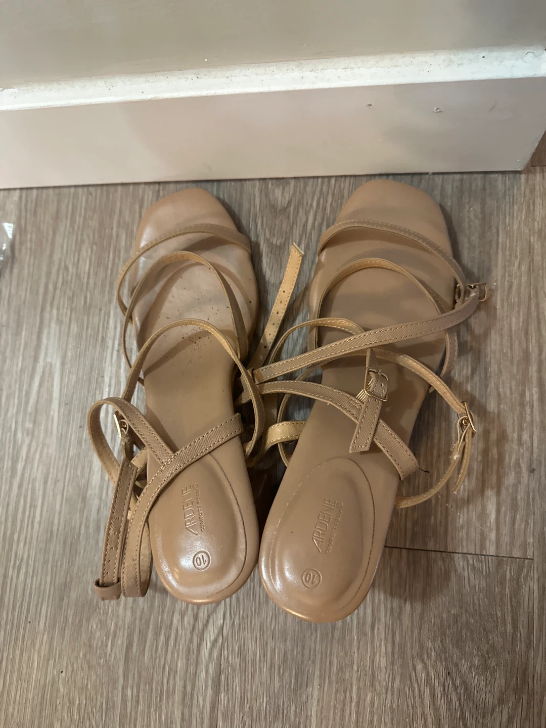 Ardene Nude Strappy Sandals