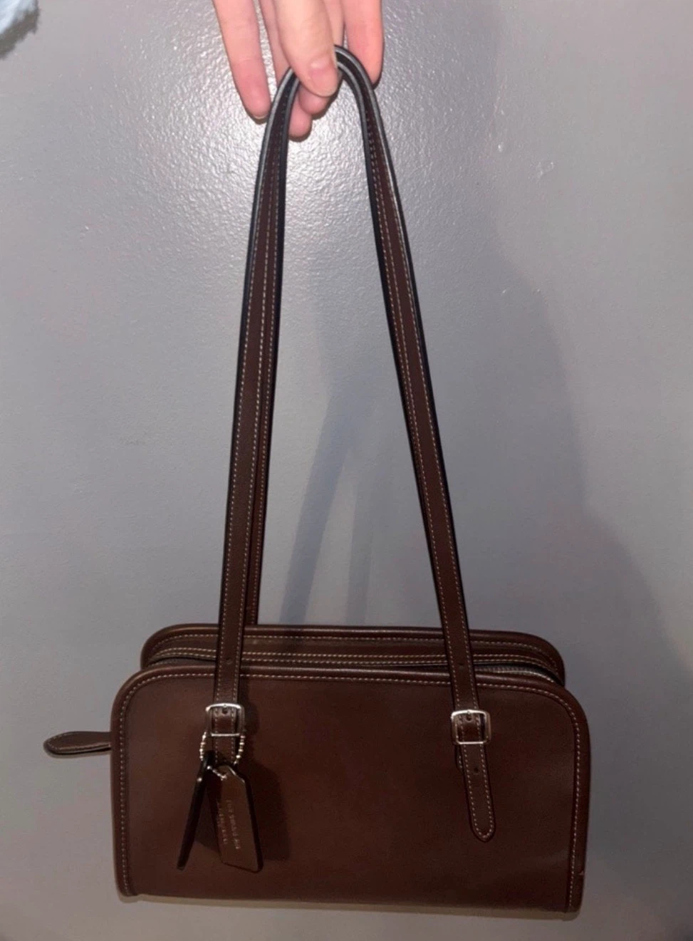 Coach Brown Leather Shoulder Bag