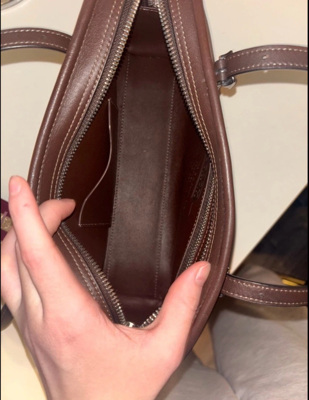 Coach Brown Leather Shoulder Bag - photo 2