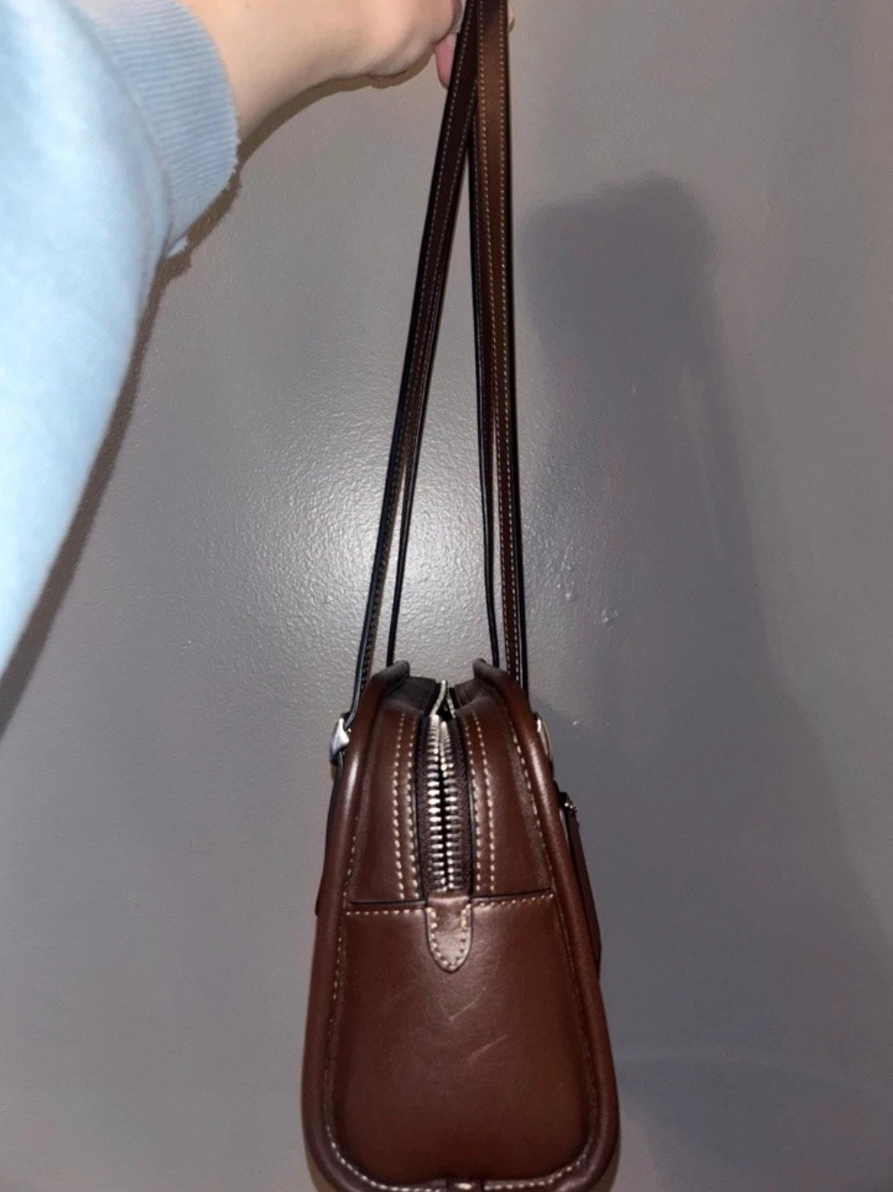 Coach Brown Leather Shoulder Bag - photo 4