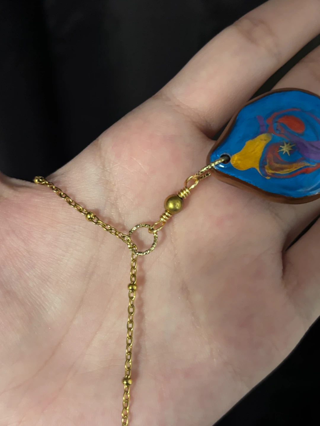 Handmade double-sided Necklace - photo 4