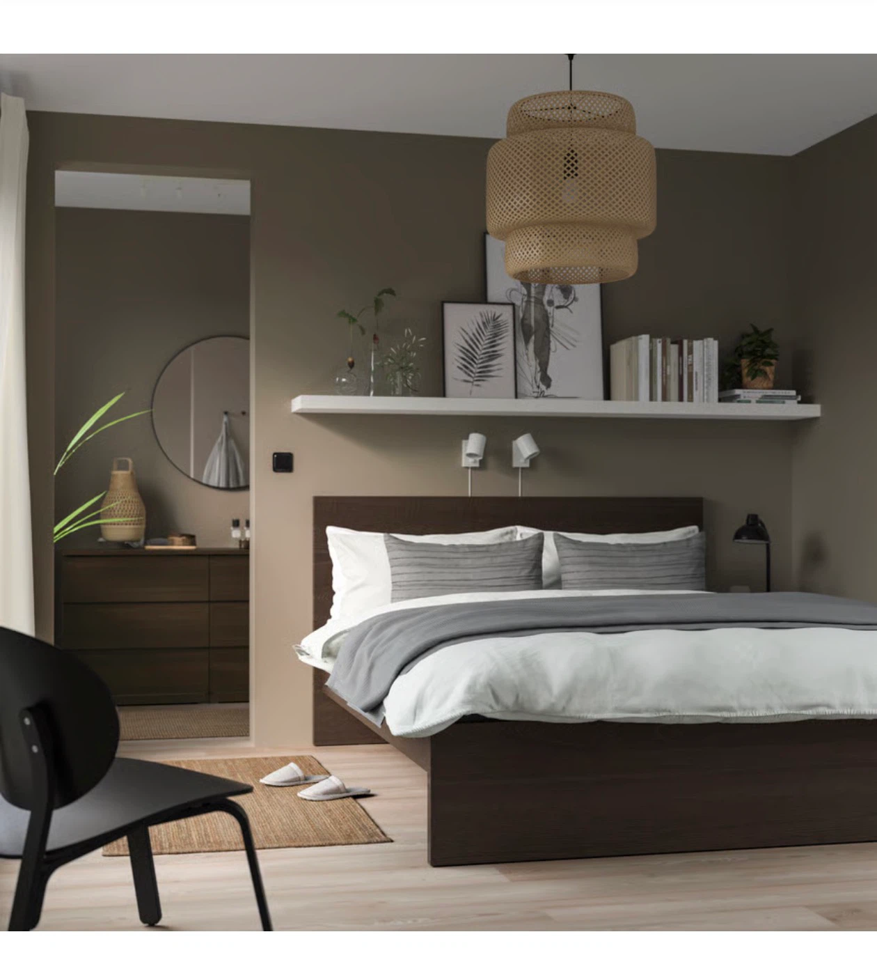 IKEA MALM Bed Frame - Dark Brown - photo 3