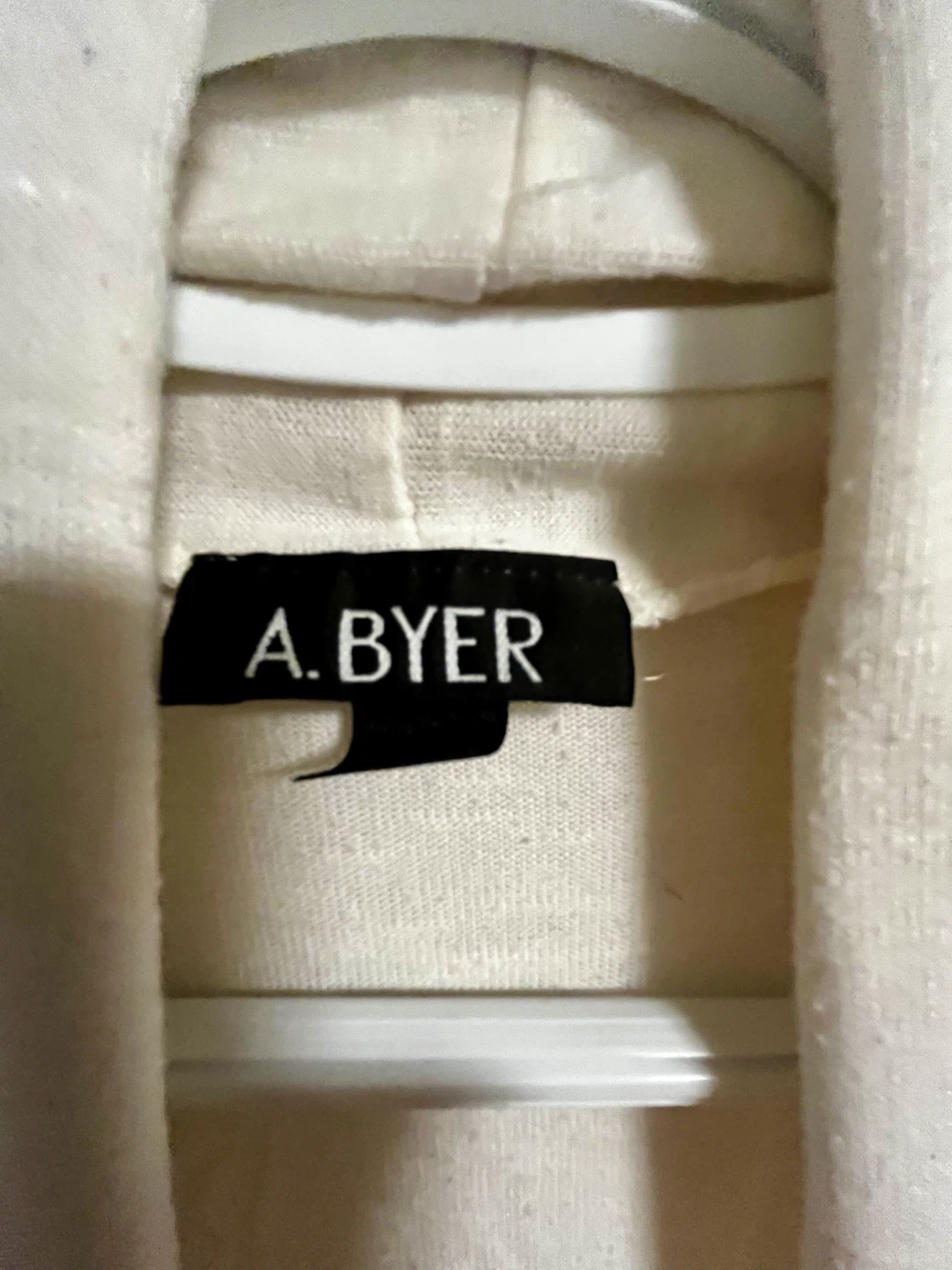 A. Byer Cream Open Front Cardigan - photo 2