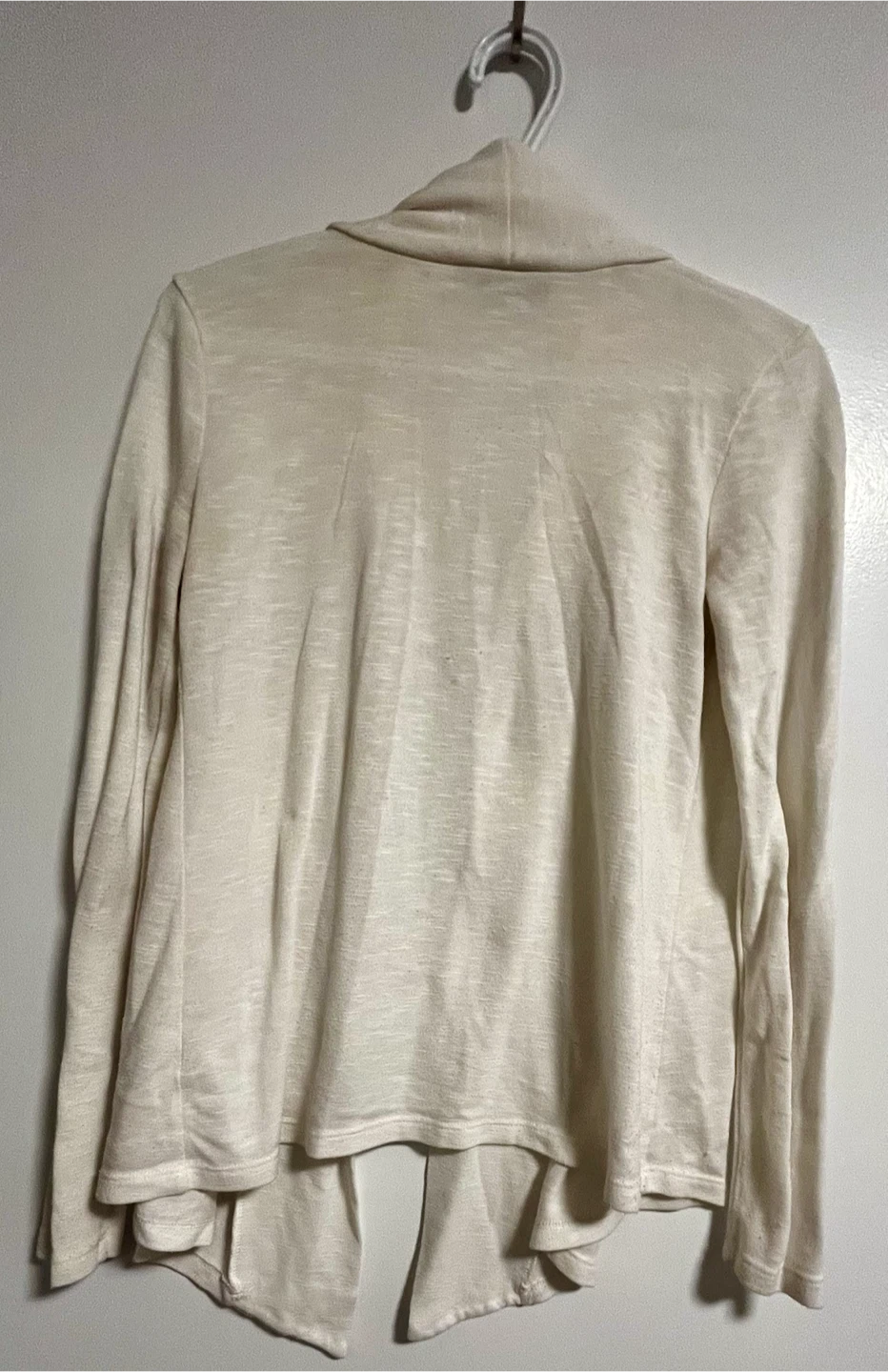 A. Byer Cream Open Front Cardigan - photo 3