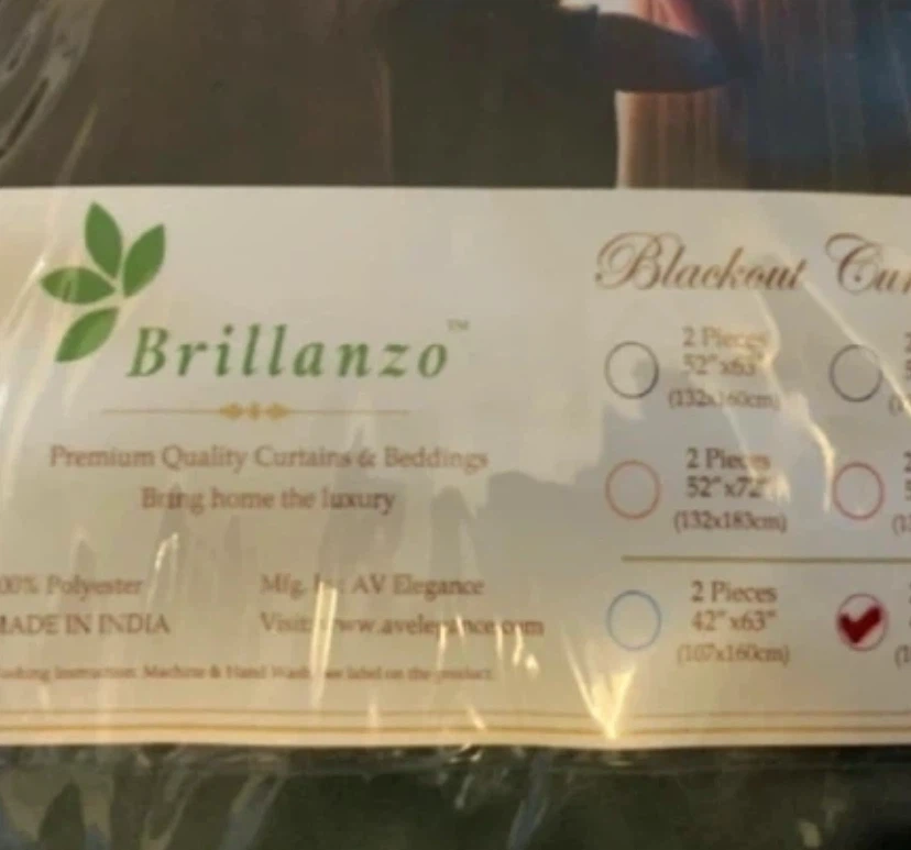 Brillanzo Blackout Curtains 2-Pack - photo 3
