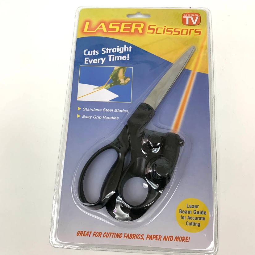 Laser Scissors with Stainless Steel Blades