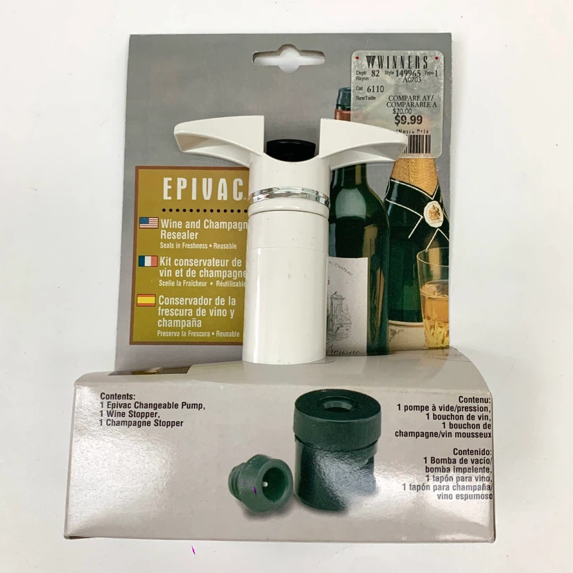 EPIVAC Wine and Champagne Sealer