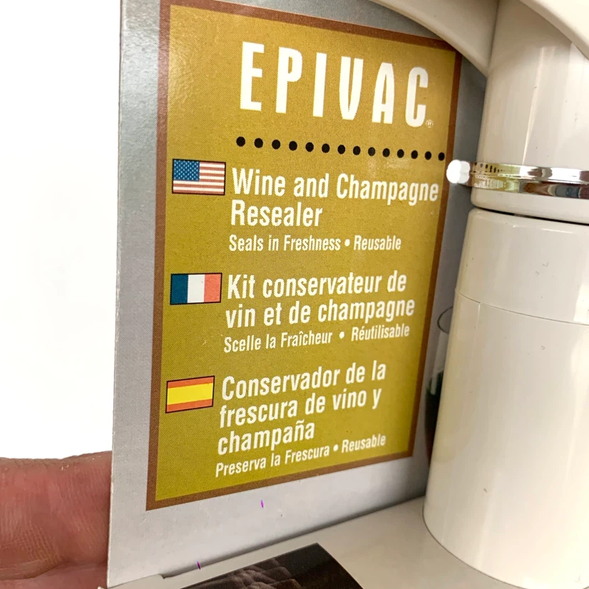 EPIVAC Wine and Champagne Sealer - photo 3