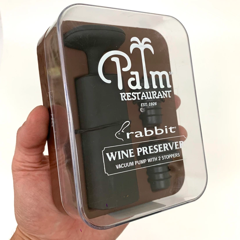 Rabbit Wine Preserver Vacuum Pump with 2 Stoppers