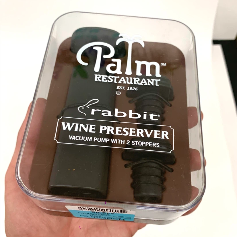 Rabbit Wine Preserver Vacuum Pump with 2 Stoppers - photo 2