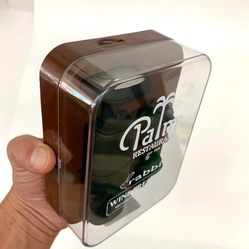 Rabbit Wine Preserver Vacuum Pump with 2 Stoppers - photo 3