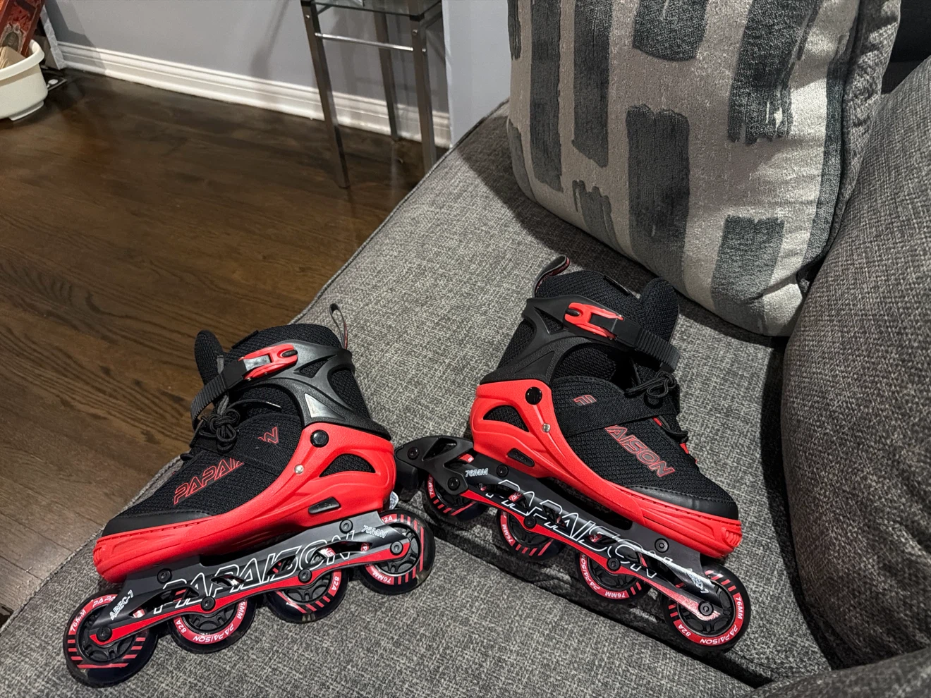 Paraison Inline Skates Black and Red