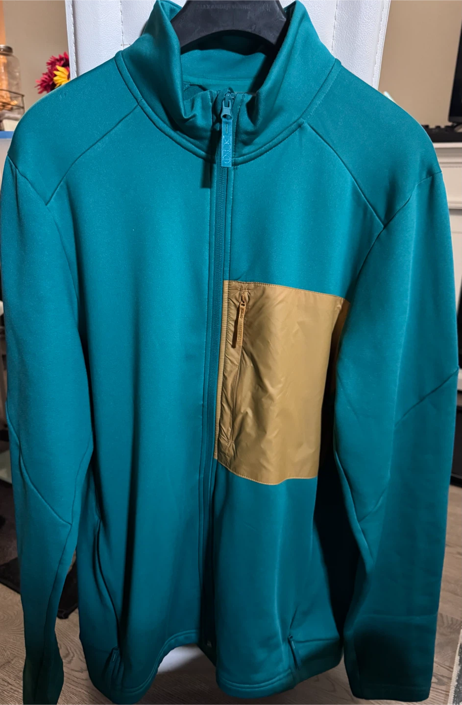Men’s Turquoise Mid layer jacket