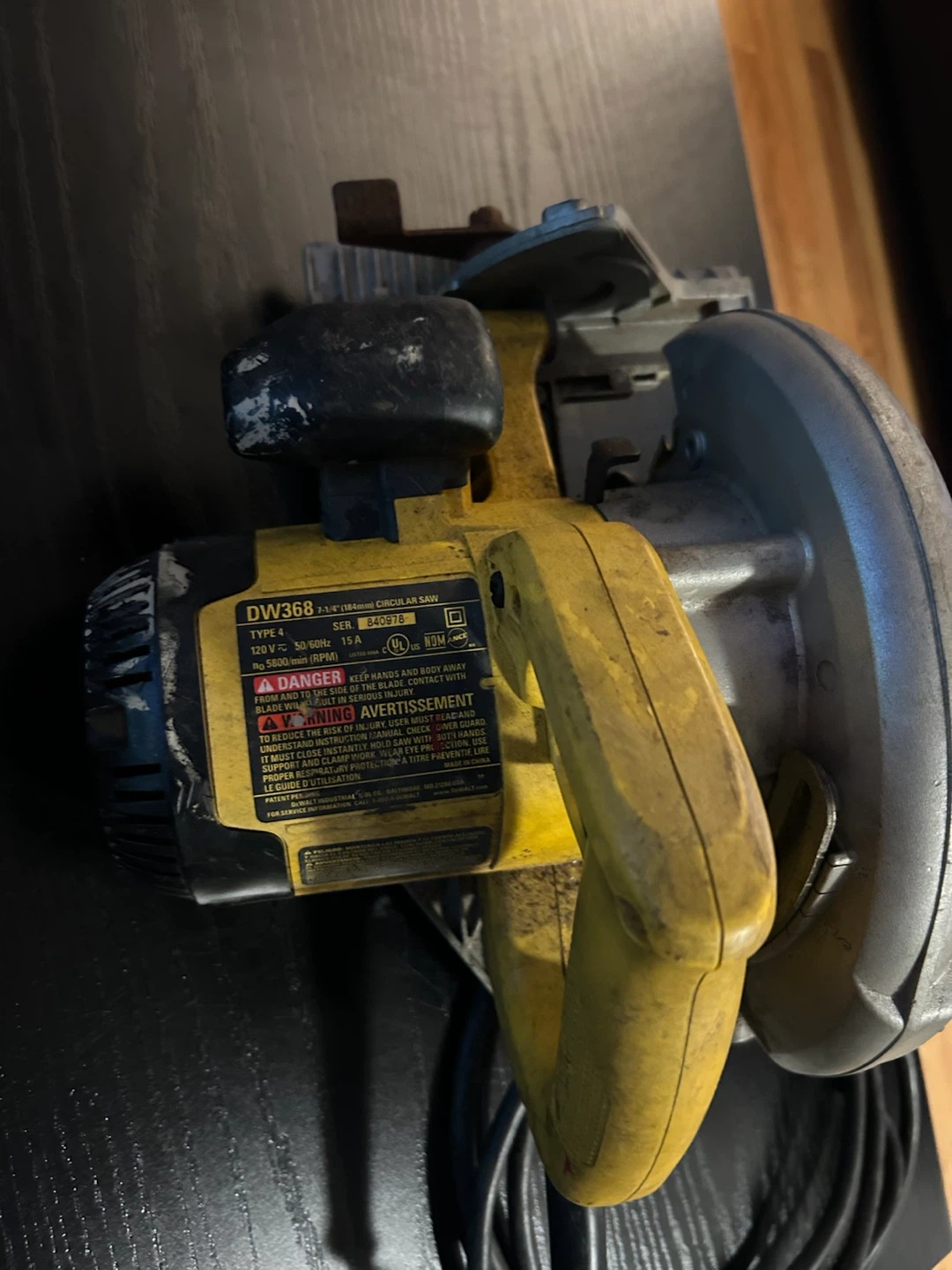 DEWALT DW368 7-1/4" Circular Saw - photo 3