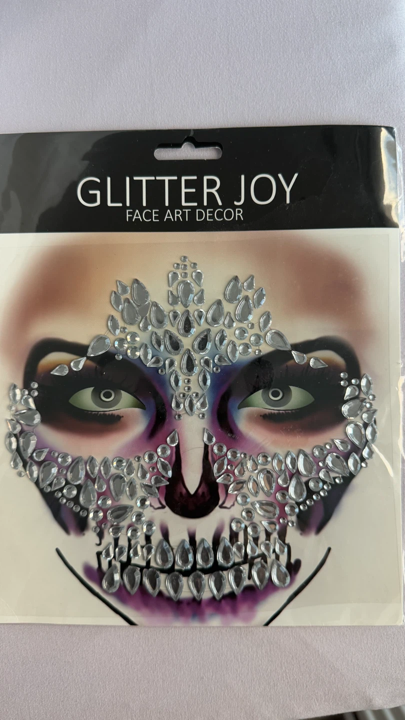 Halloween Face Art Decor - Pack of 4