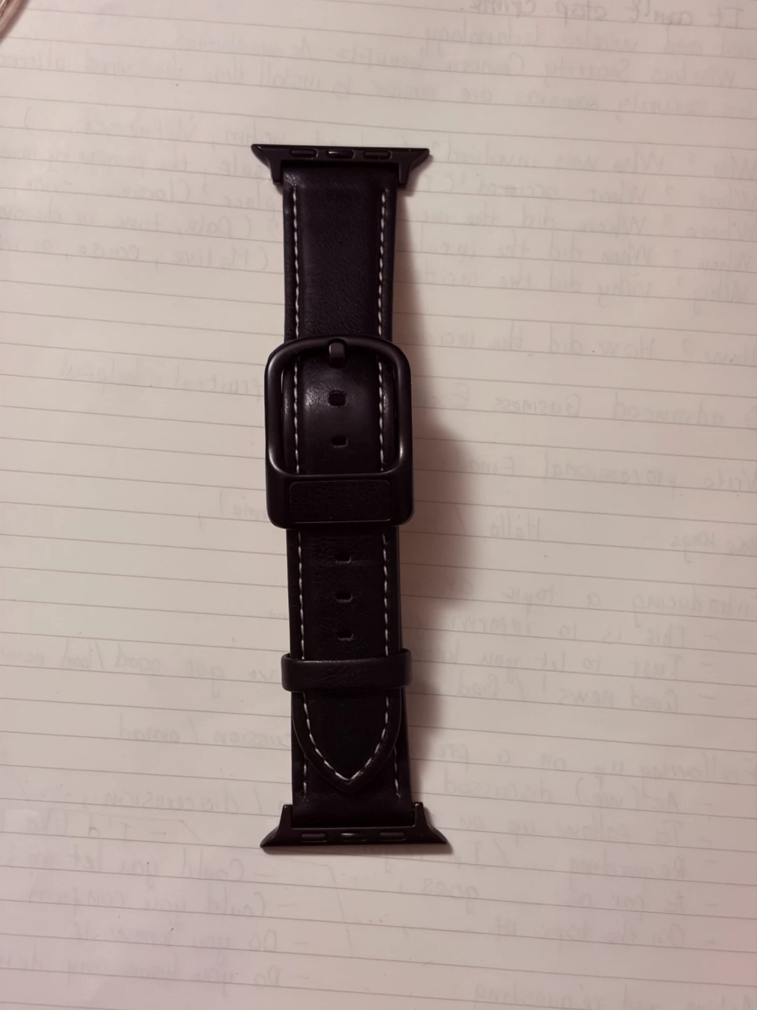 Leather Apple Watch Band - Brown for Series 10,11 46mm