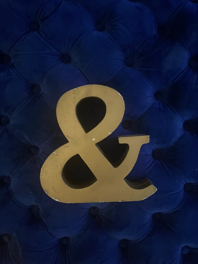 Home Decor Bundle: Ampersand Sign and Decorative Box - photo 2
