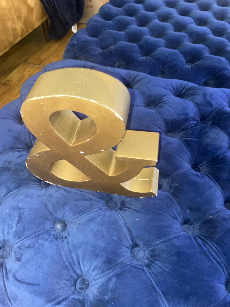 Home Decor Bundle: Ampersand Sign and Decorative Box - photo 3