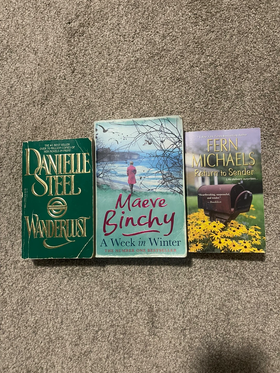 3 Books by Danielle Steel, Maeve Binchy, and Fern Michaels
