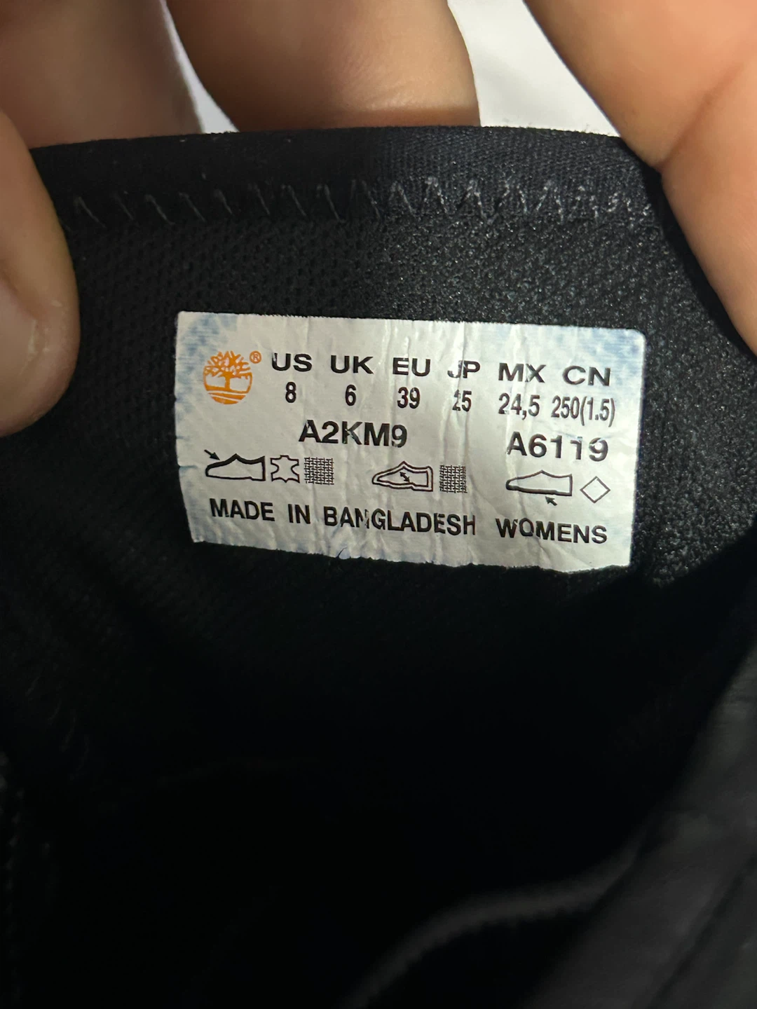 Timberland Women's Waterproof Boots Black Size 8 - photo 5