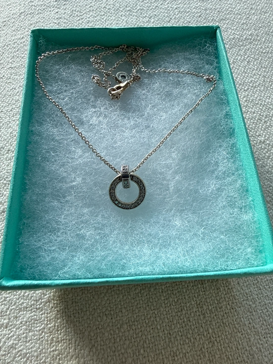 Pandora Interlocking Circle Necklace