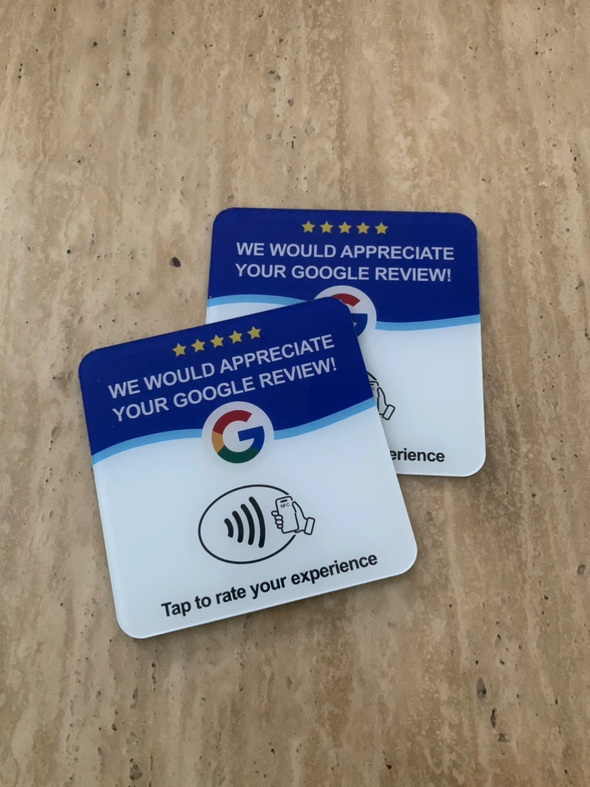 Google Review NFC Tap Signs