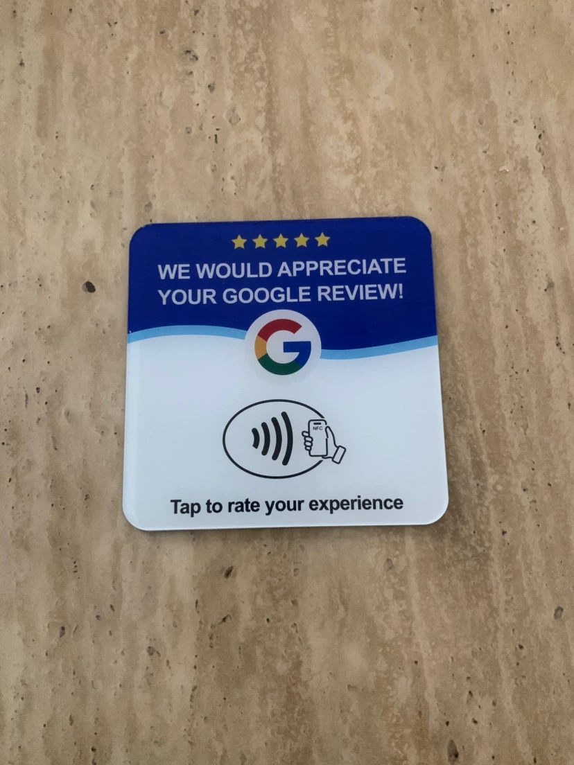 Google Review NFC Tap Signs - photo 2