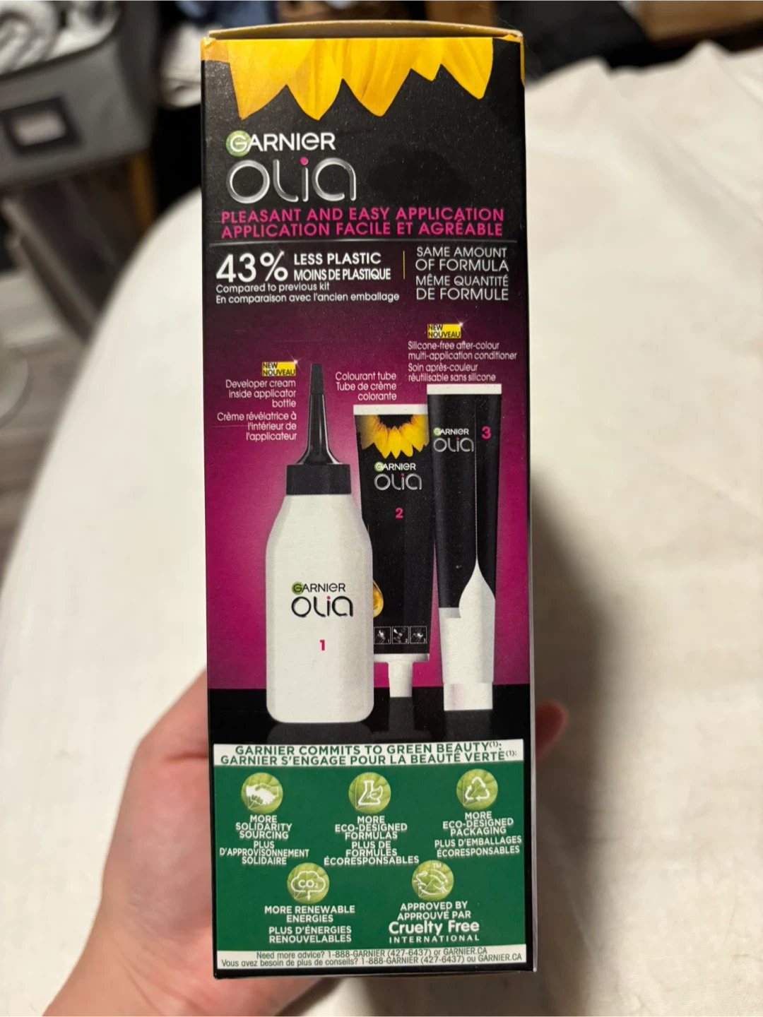 Garnier Olia Permanent Hair Colour (9.11 Silver) - photo 3