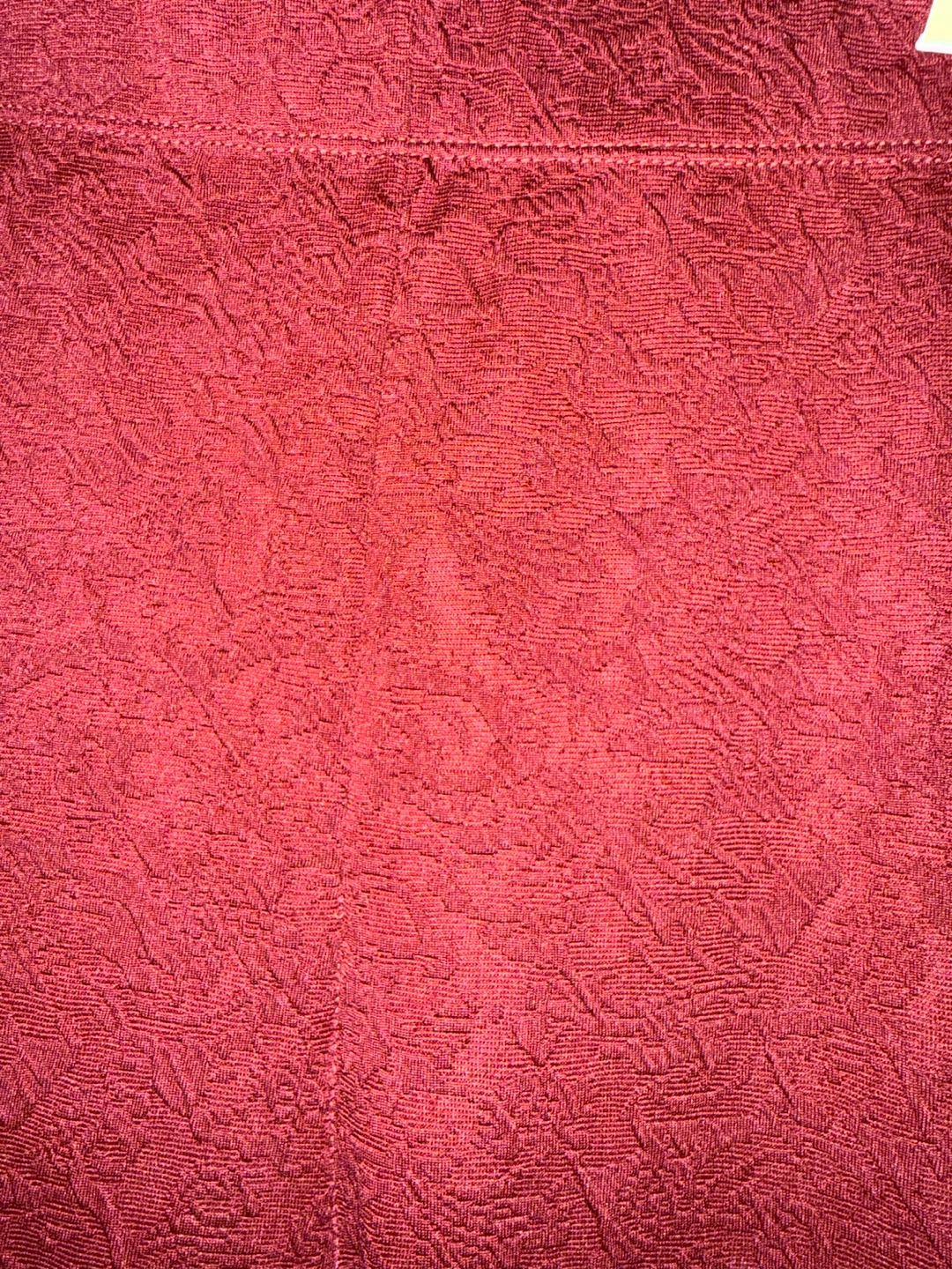 Burgundy Textured skinny Pants, Size 20 - photo 3
