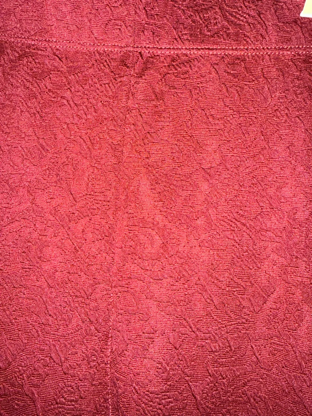 Burgundy Textured skinny Pants, Size 20 - photo 3