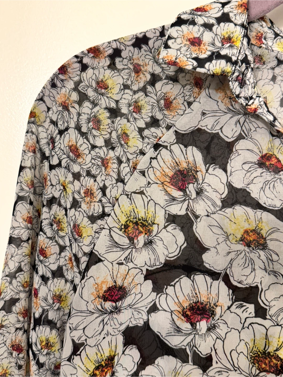 Atmosphere Floral Button-Up Blouse – Size US 4 / EU 36 - photo 2