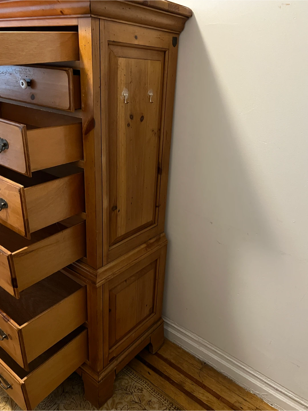 Vintage Solid Wood 7 Drawers Tall Dresser - Delivery Extra - photo 3