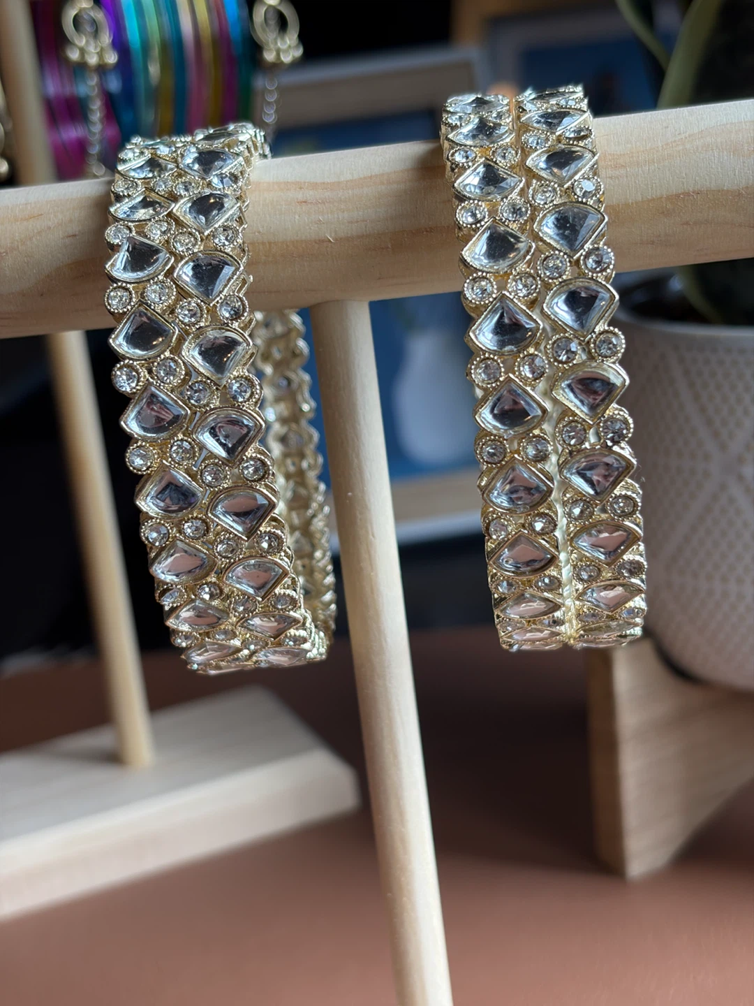 Two pairs of decorative bangles - photo 2
