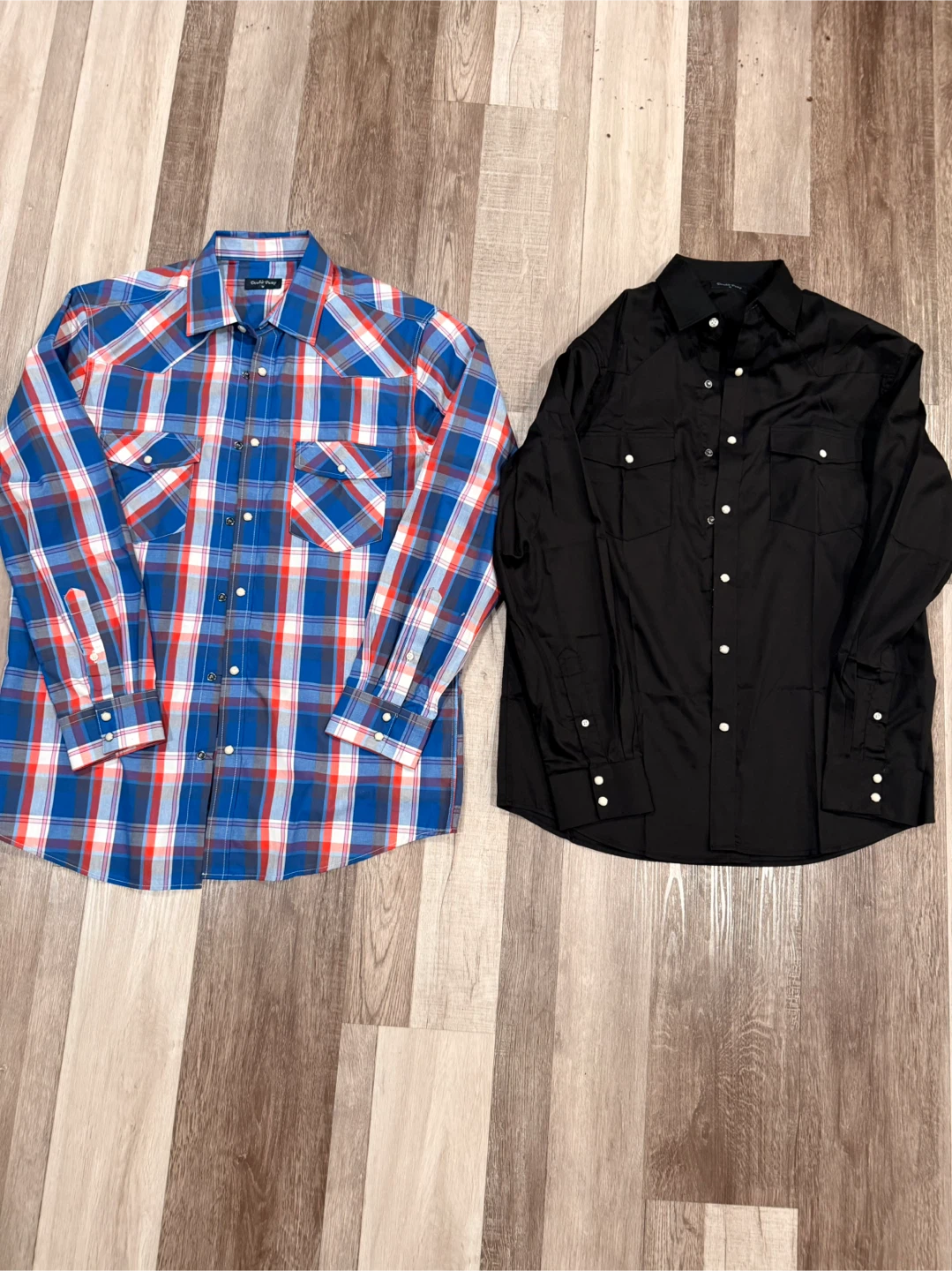 Western style shirts. $25 each or both for $40
