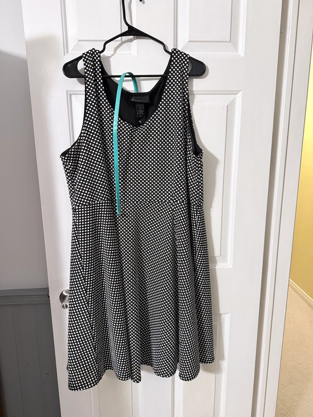 Lane Bryant Polka Dot Sleeveless Dress Size 24
