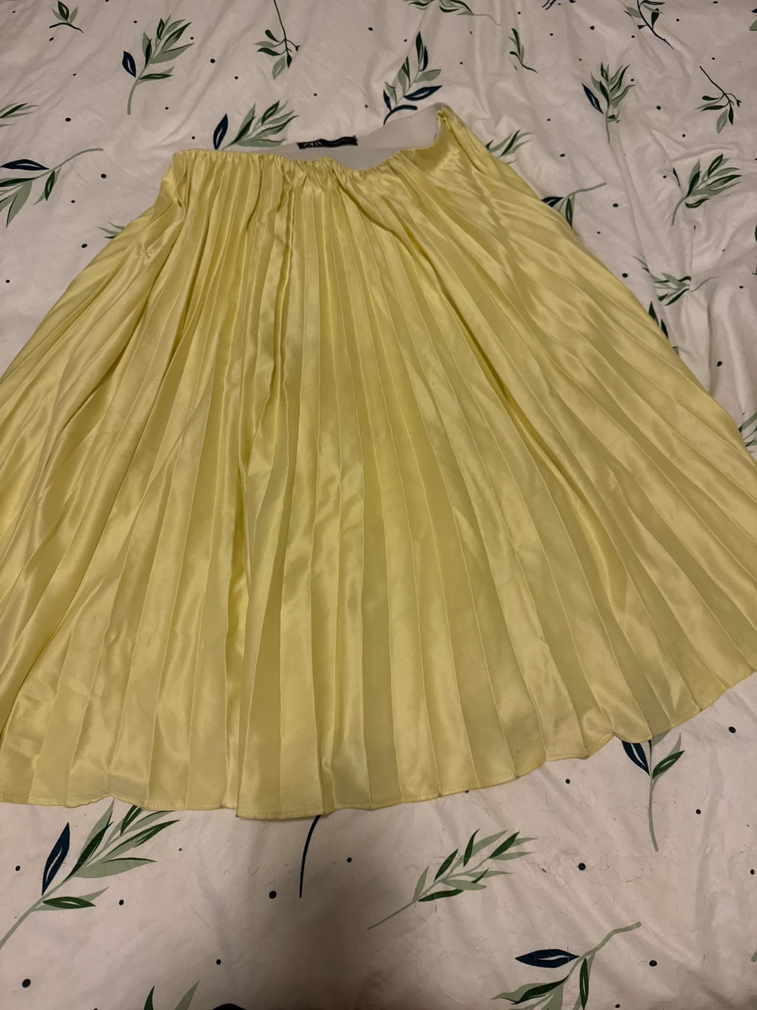 Zara Pleated Midi Skirt