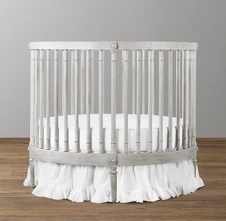 Restoration Hardware Round Baby Crib