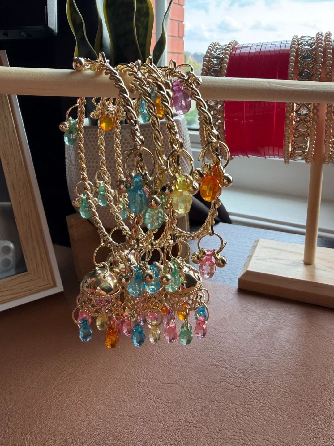 Multi color Kashmiri bangles