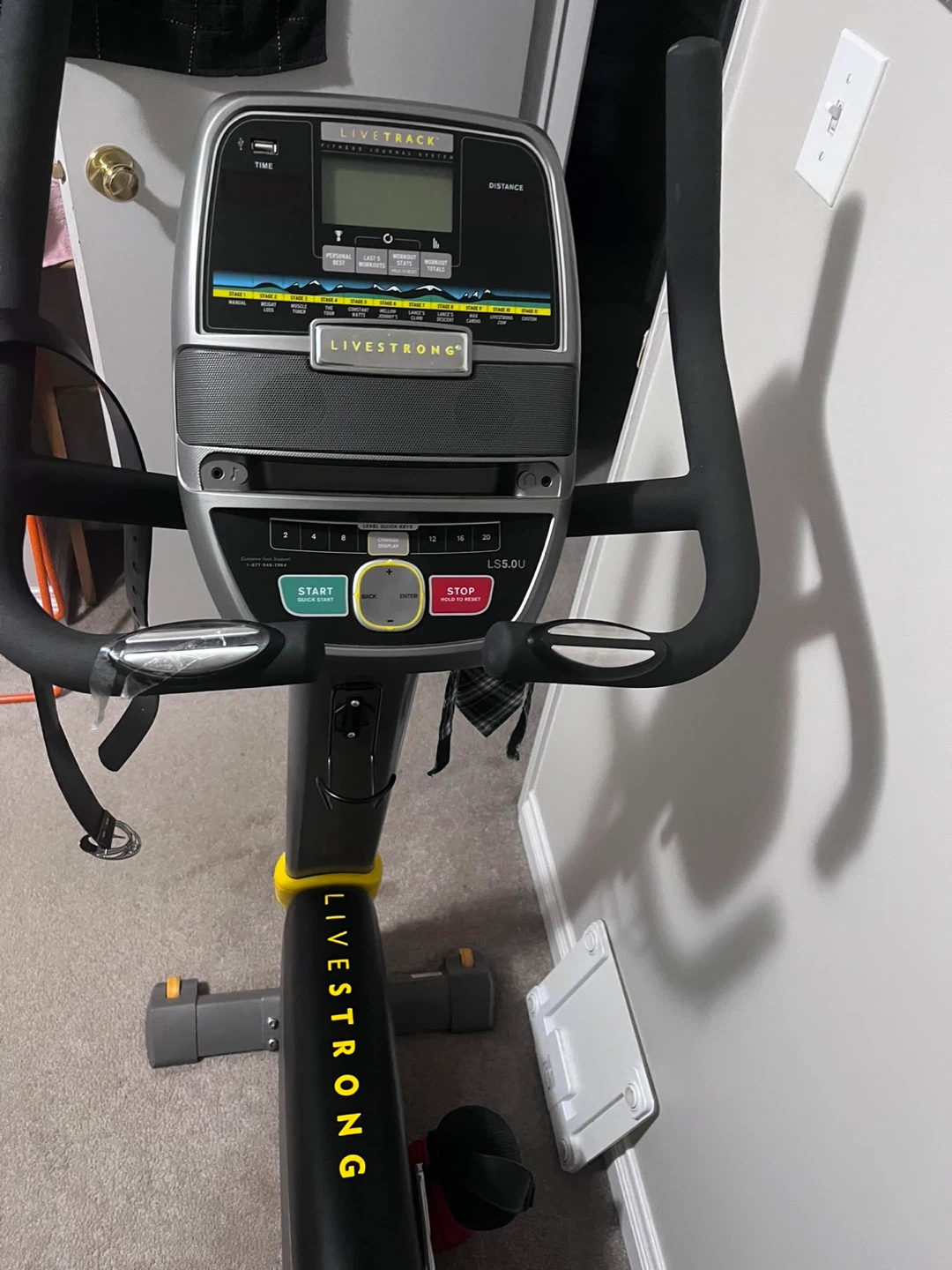 Livestrong LS5.0U Upright Exercise Bike - photo 2